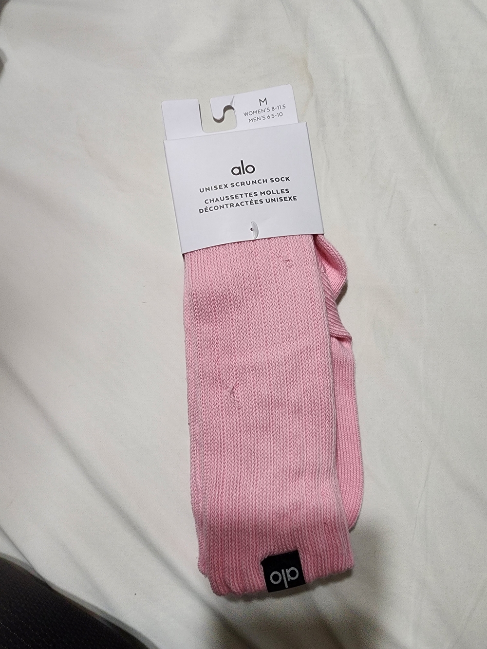 ALO Yoga Unisex Scrunch Sock - Light Pink
